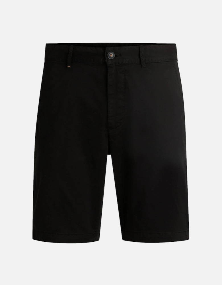 BOSS Orange Chino-slim-Shorts  001 Black