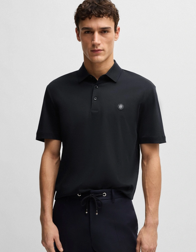 BOSS Black C-Parris 01 Polo Shirt S1-25 404 Dk Blue