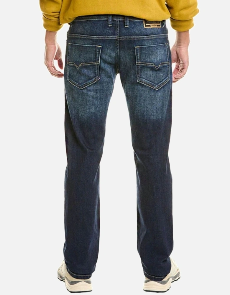 Safado-X Straight Fit Medium Blue Denim Jeans