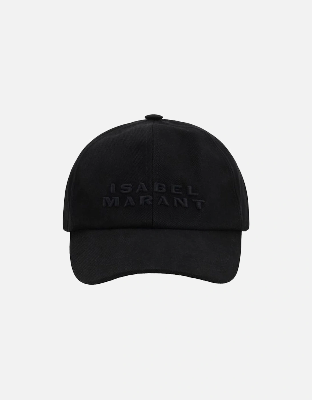 Embroidered Monogram Cotton Baseball Hat Women - Black, 4 of 3