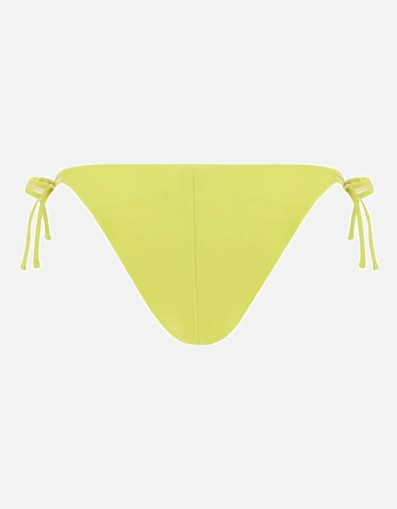 Swimsuit Briefs with Tie Sides Women - Yellow Swimwear