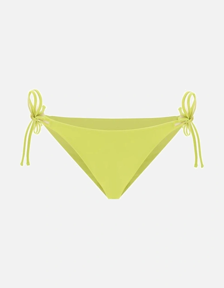 Swimsuit Briefs with Tie Sides Women - Yellow Swimwear