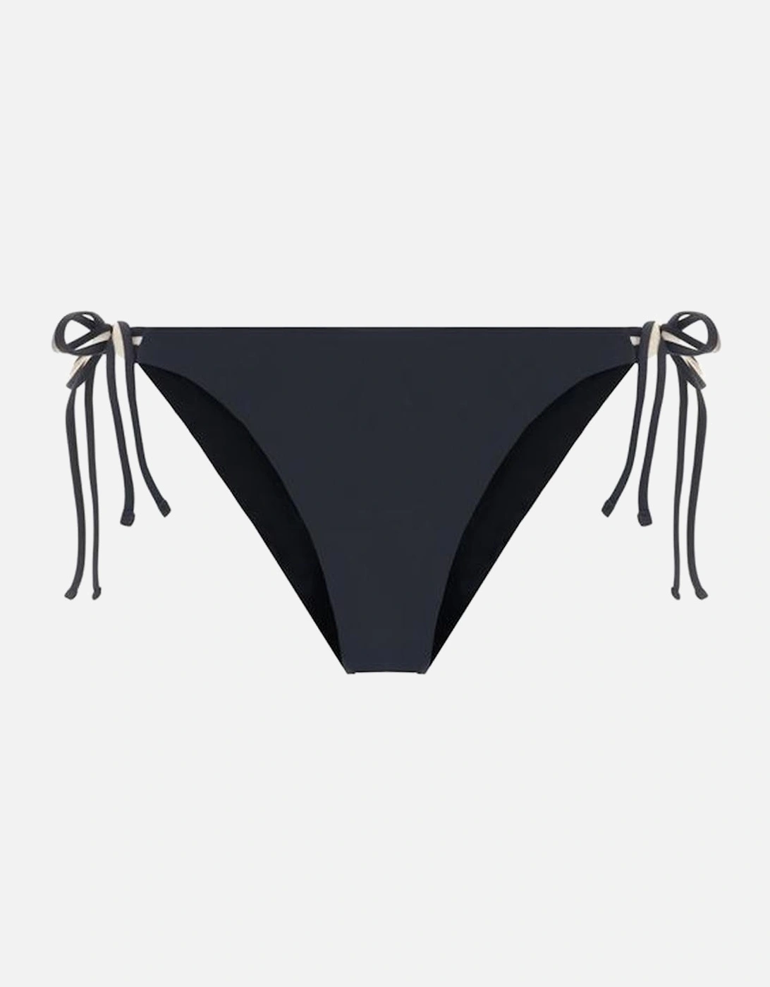 Swimsuit Briefs with Adjustable Tie Sides Women - Black Swimwear, 4 of 3