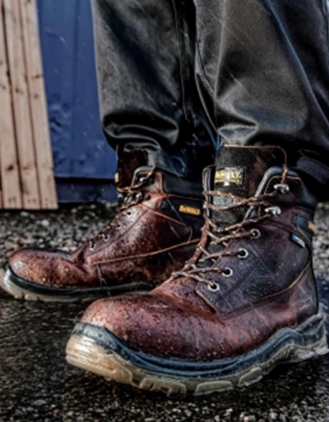 TITANIUM Mens Boots Brown