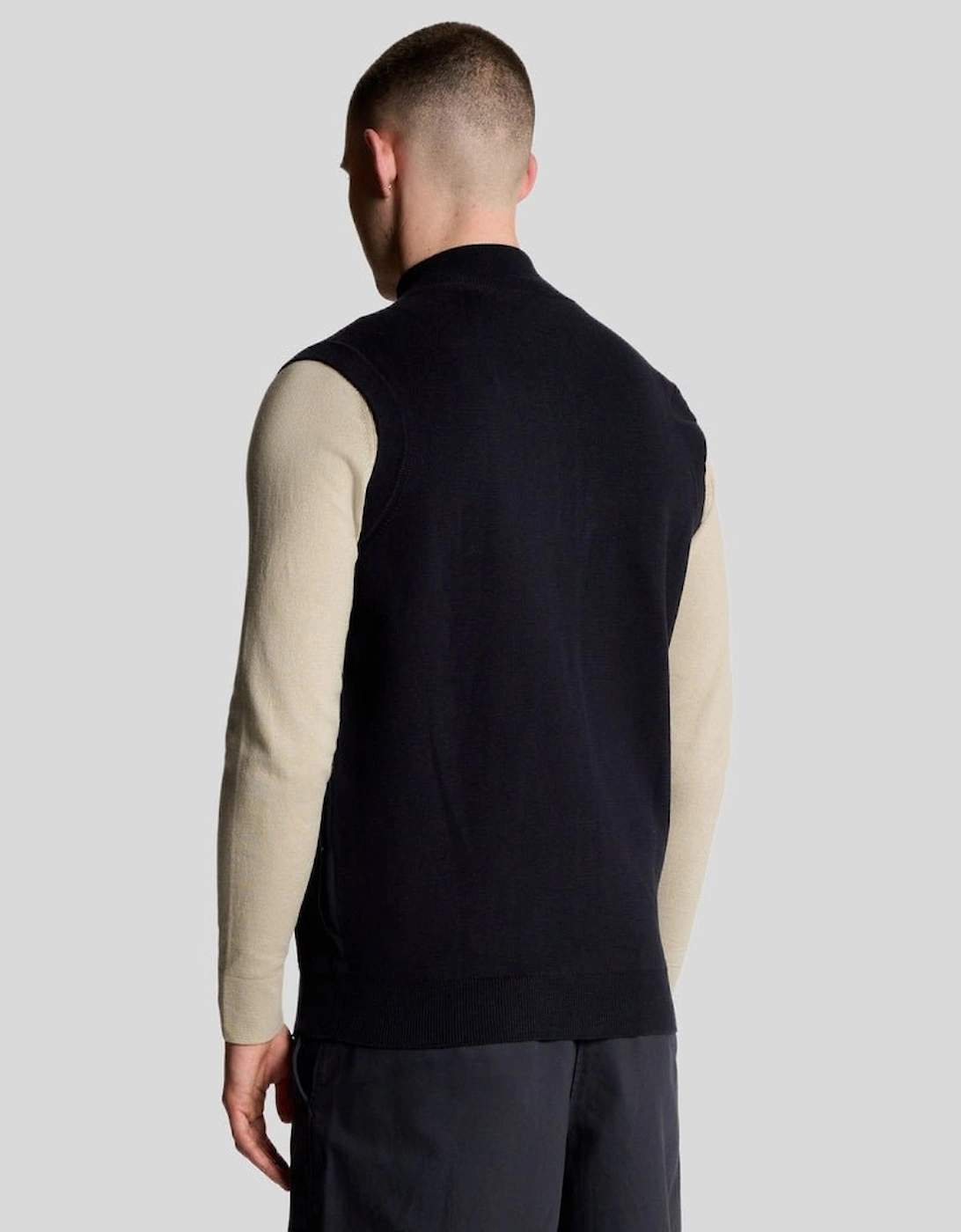 Milano Hybrid Full Zip Knitted Vest