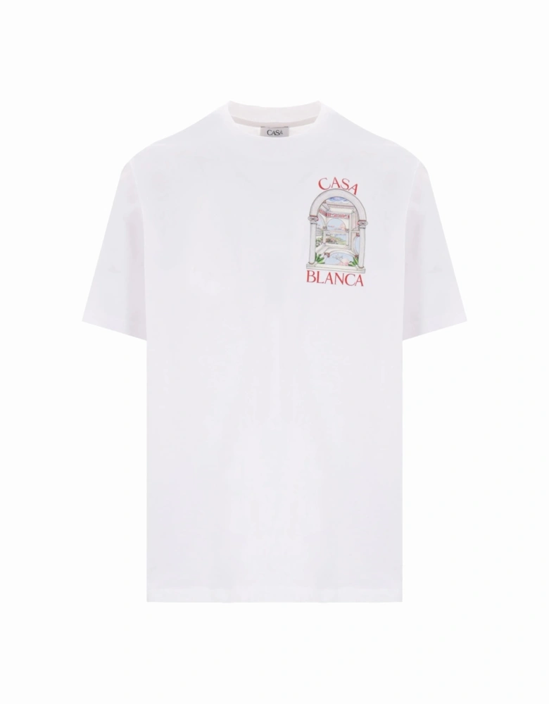 Le Passage Printed T-Shirt in White