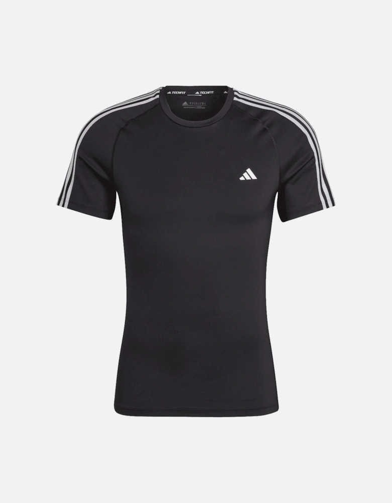 Techfit 3-Stripes Training T-Shirt