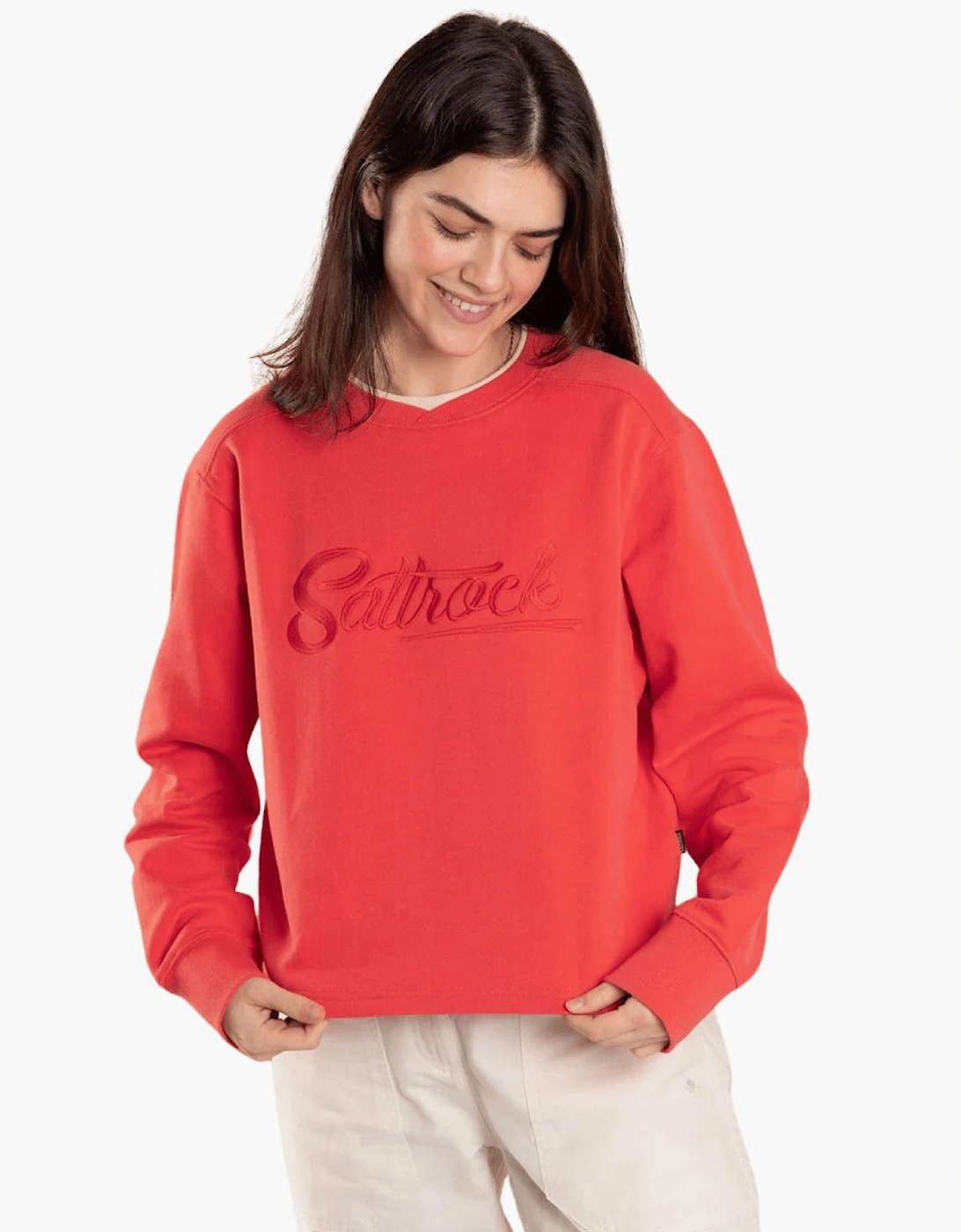Saltrock Women's Saltrock Womens Prem Trademark Sweatshirt - Pink
