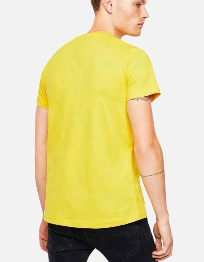 Denim Division Split Logo Yellow T-Shirt