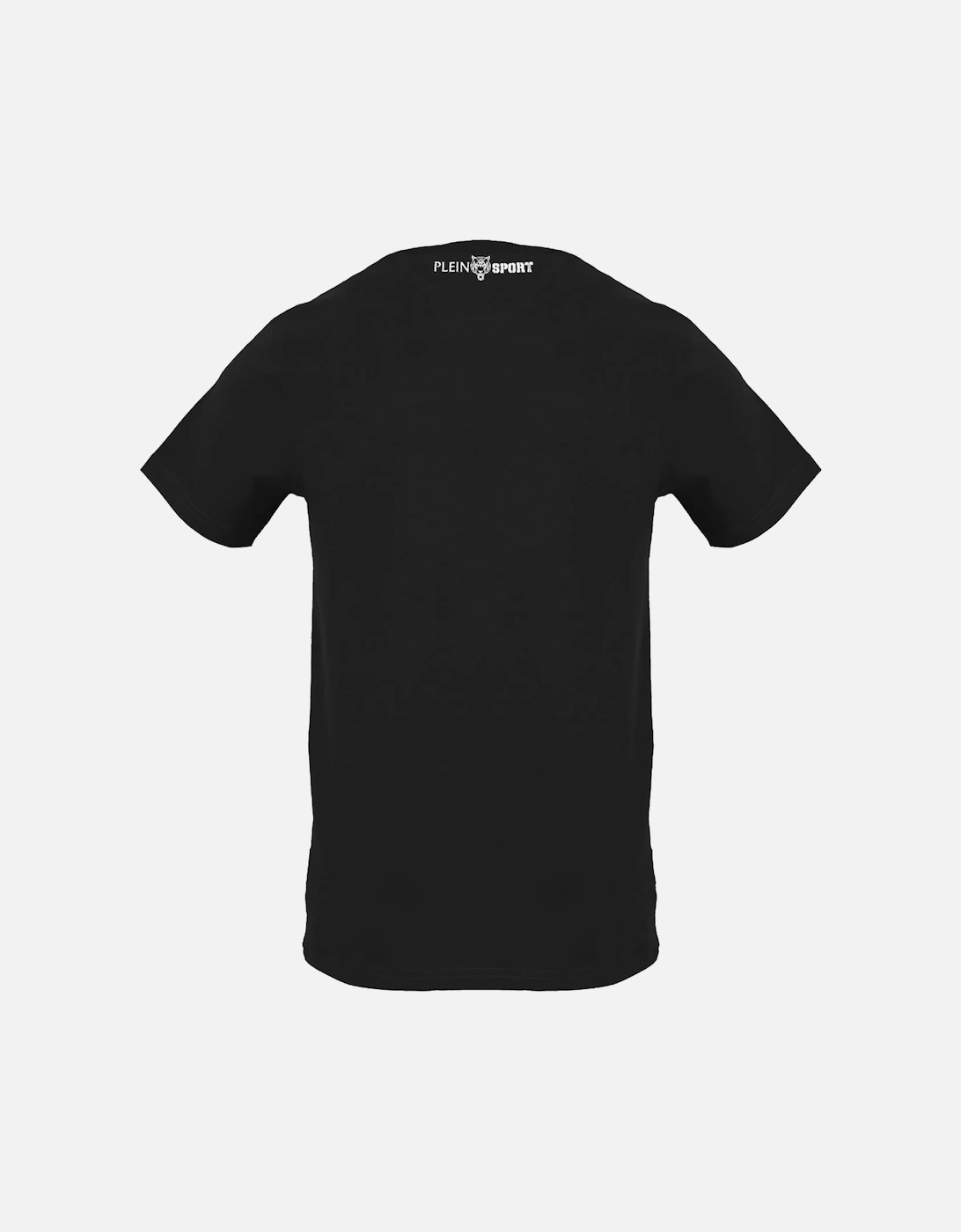 Plein Sport Large Signature Logo Black T-Shirt