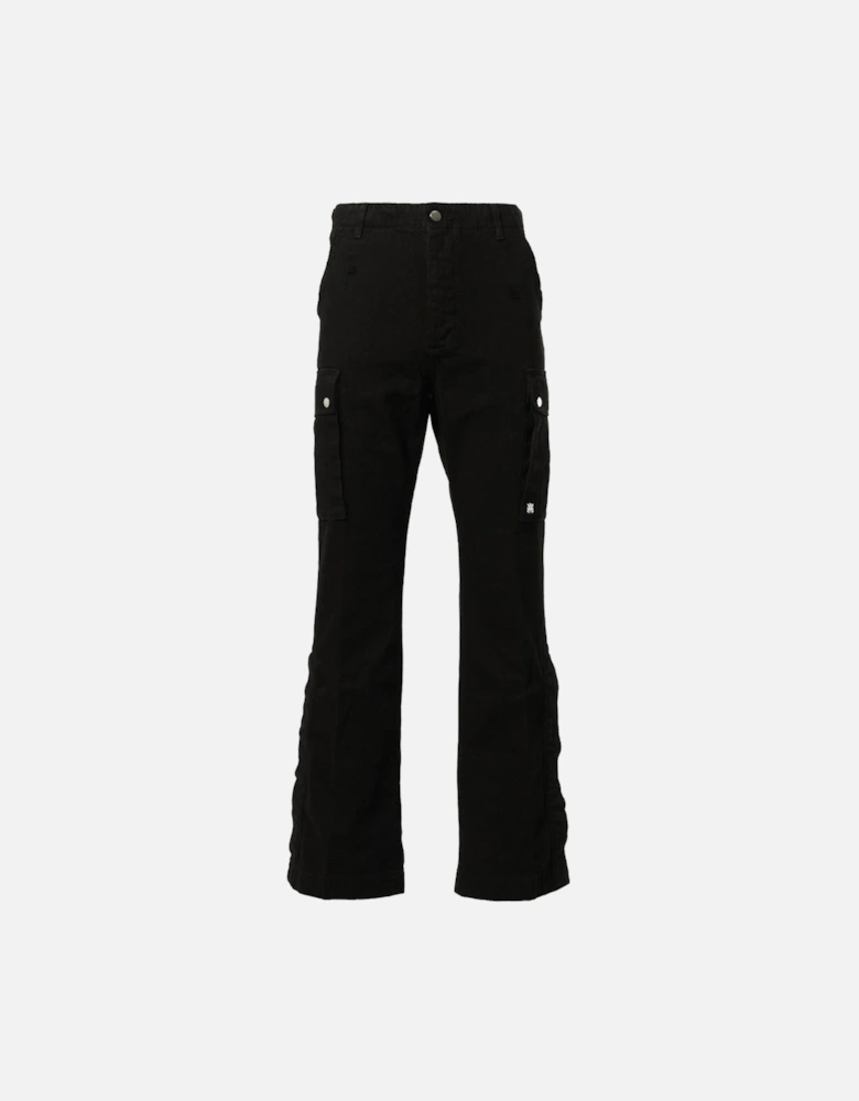 M65 Cargo Kick Flare Leg Black Cargo Jeans