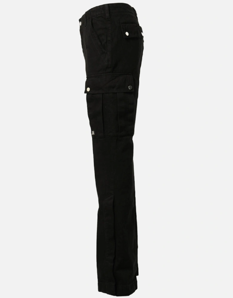 M65 Cargo Kick Flare Leg Black Cargo Jeans