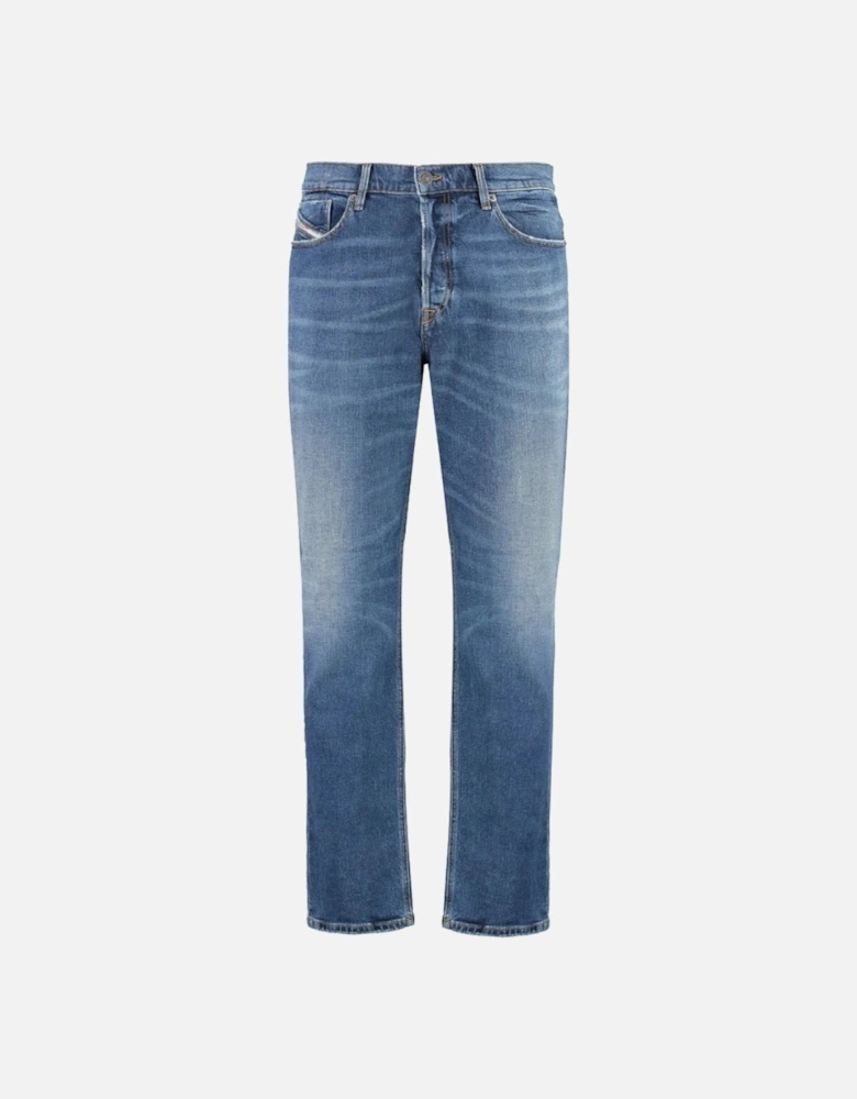 D-Fining Tapered Fit Blue Wash Denim Jeans