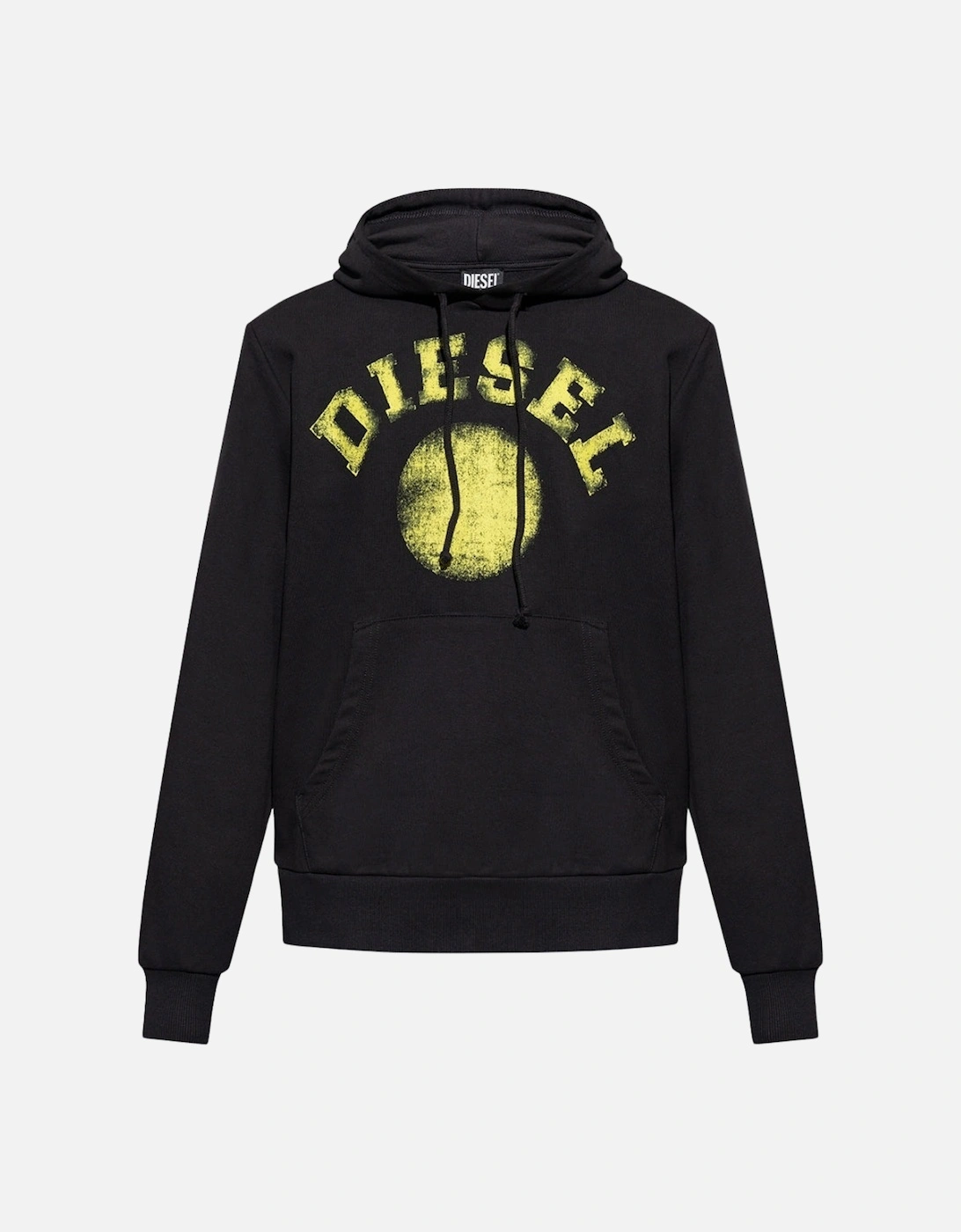 Distressed Dot Logo Black Hoodie, 3 of 2