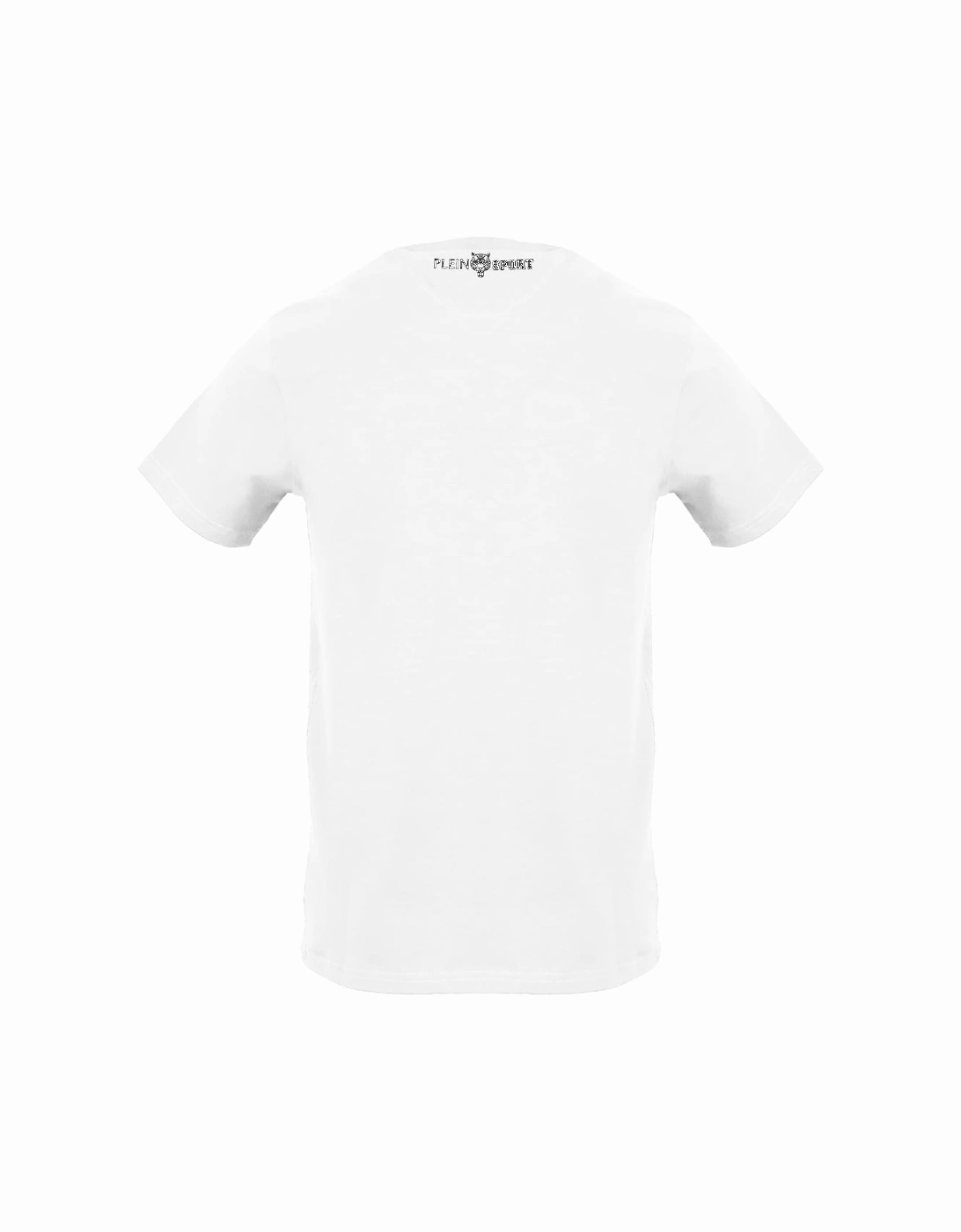 Plein Sport Large Signature Logo White T-Shirt