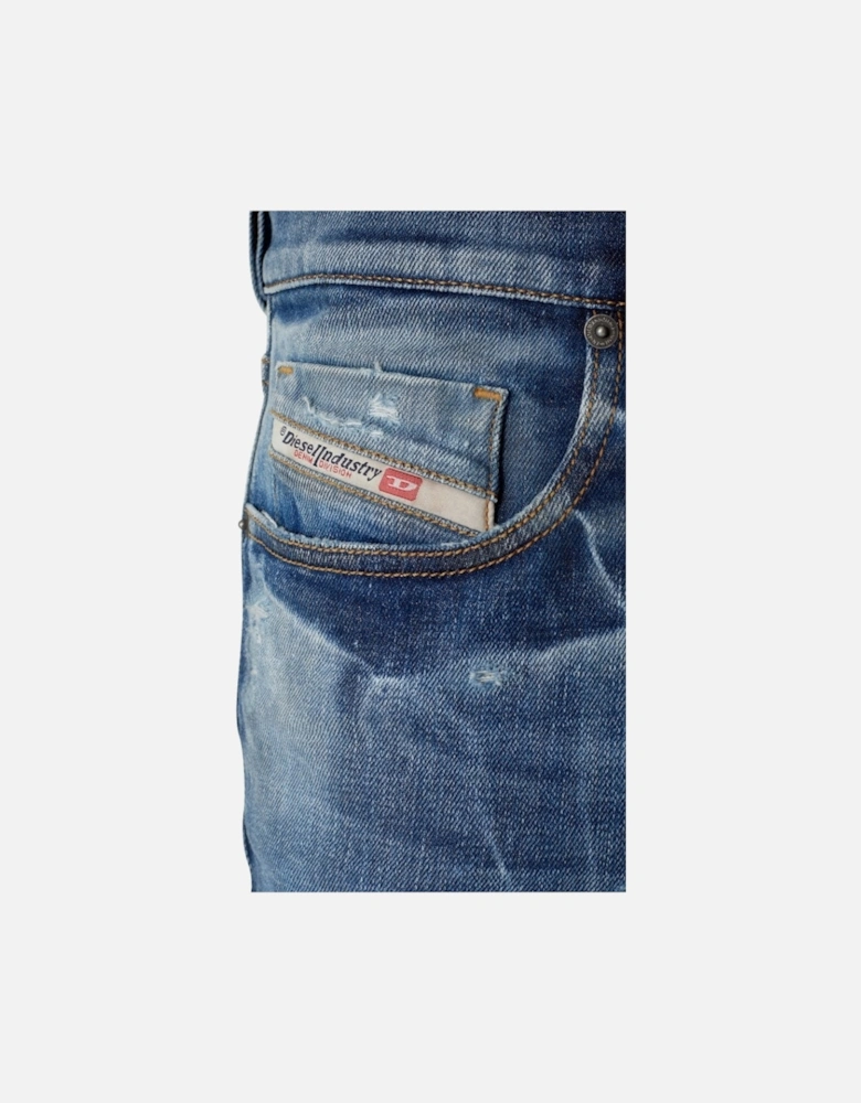 D-Strukt Distressed Blue Jeans