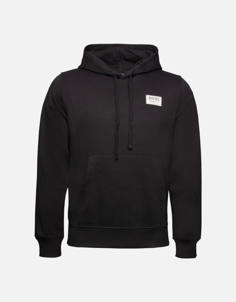 Patch Logo Black Hoodie