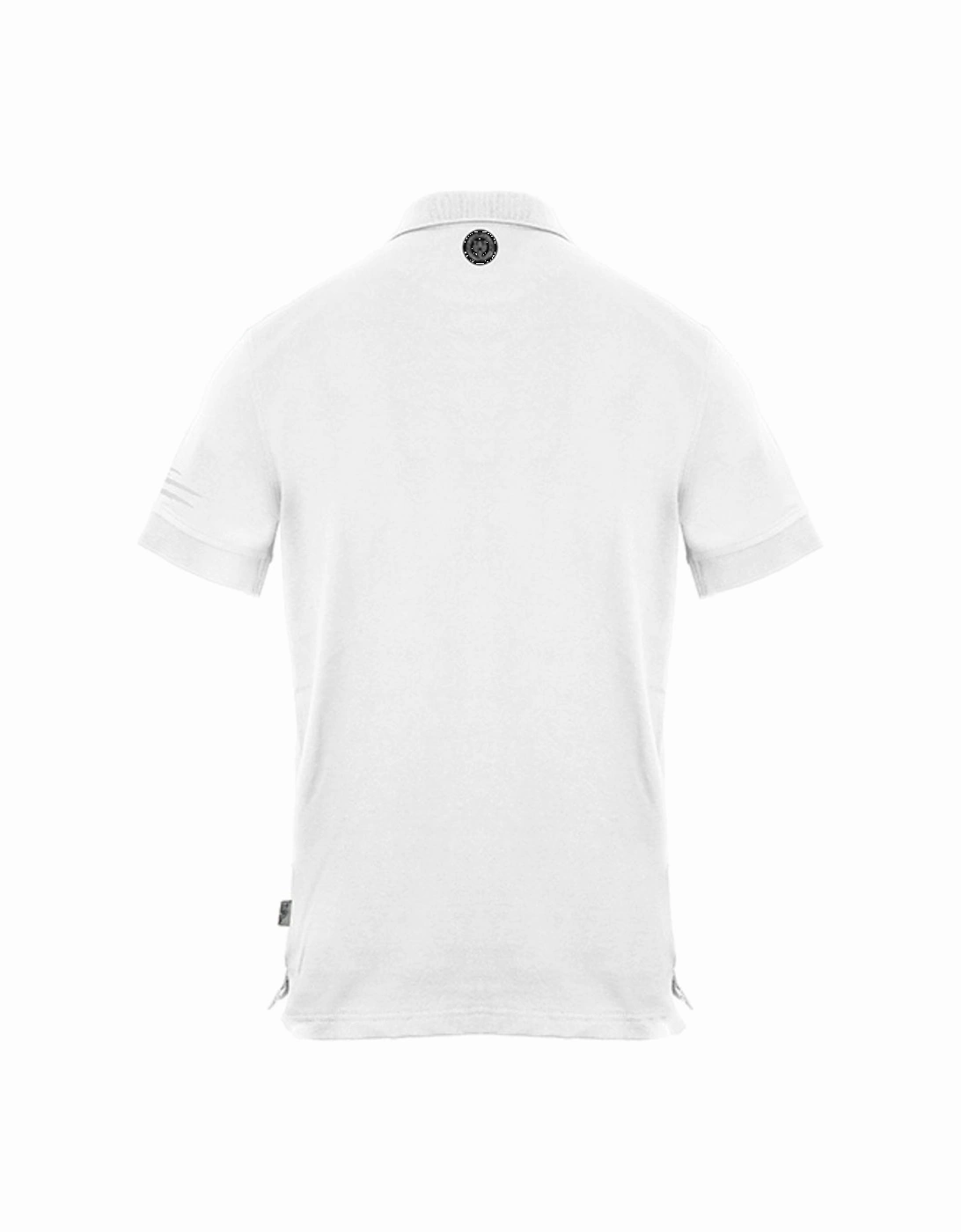 Plein Sport Performance Logo White Polo Shirt