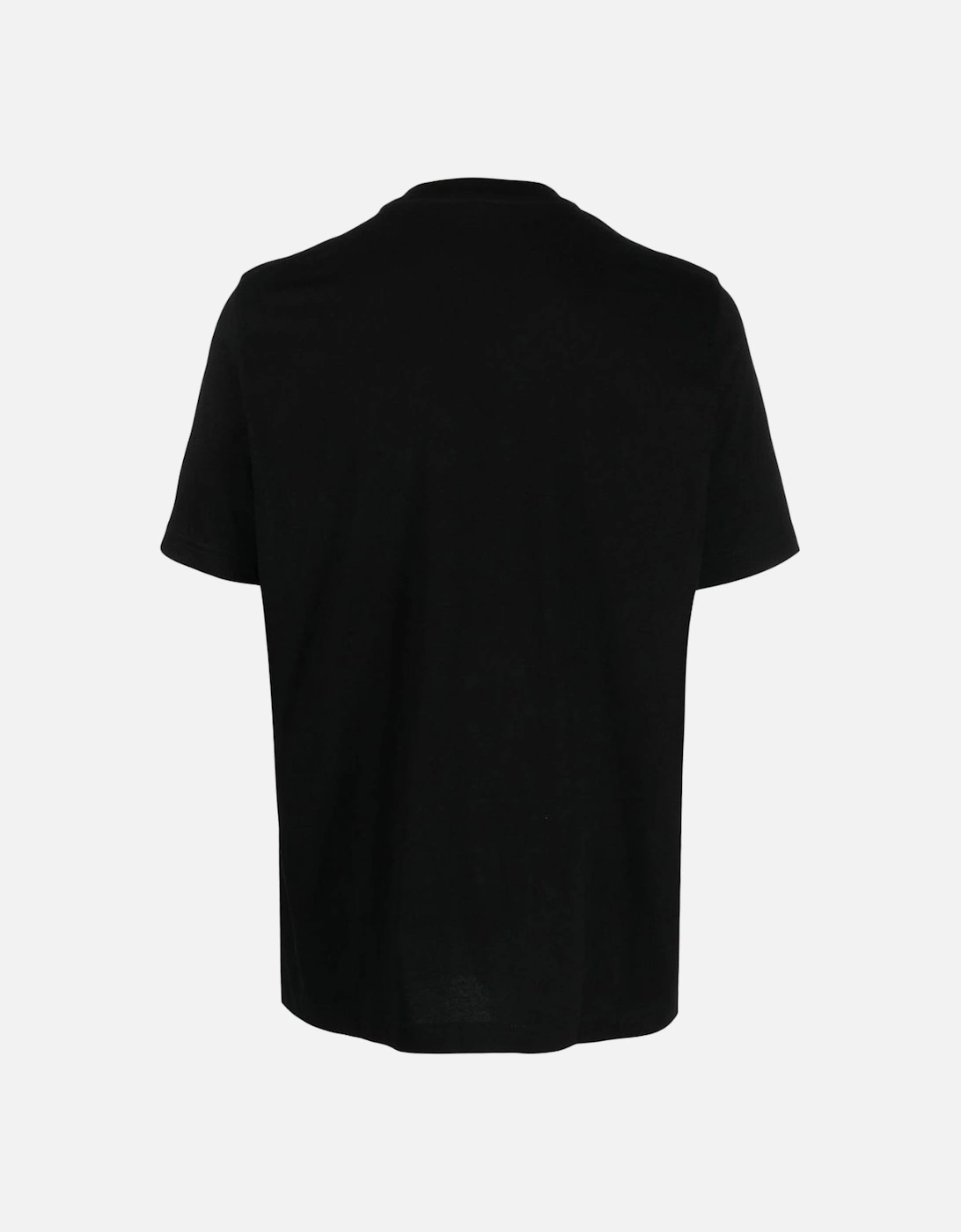 Blurred Denim Division Logo Black T-Shirt