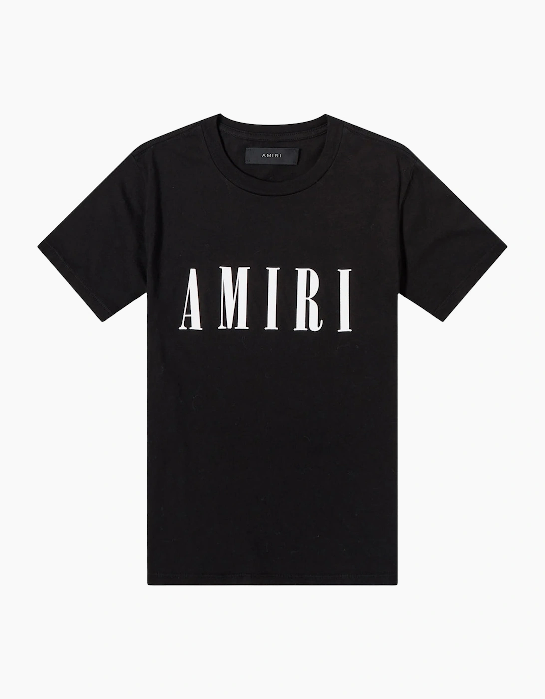 Amiri Women's Amiri Large Brand Logo Black T-Shirt