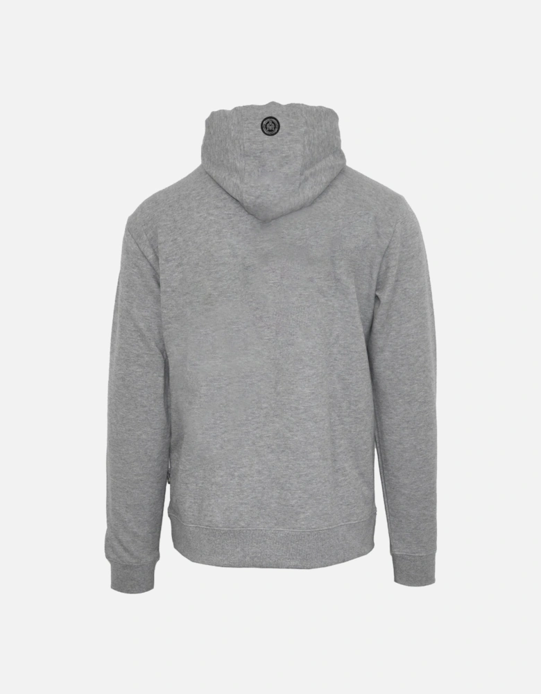 Plein Sport Large Stamp Logo Grey Hoodie