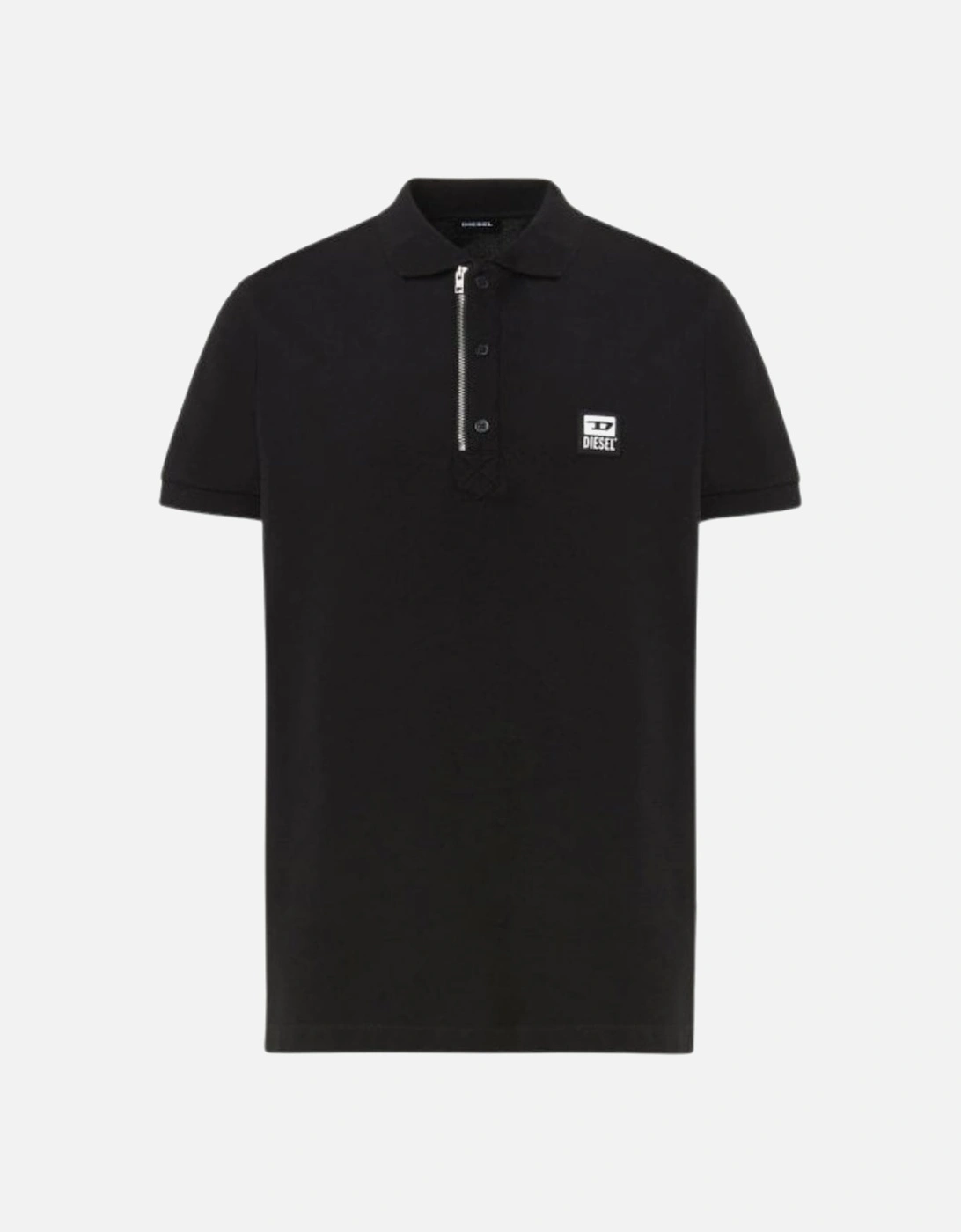 T-Harry Black Zip Closure Polo Shirt, 3 of 2