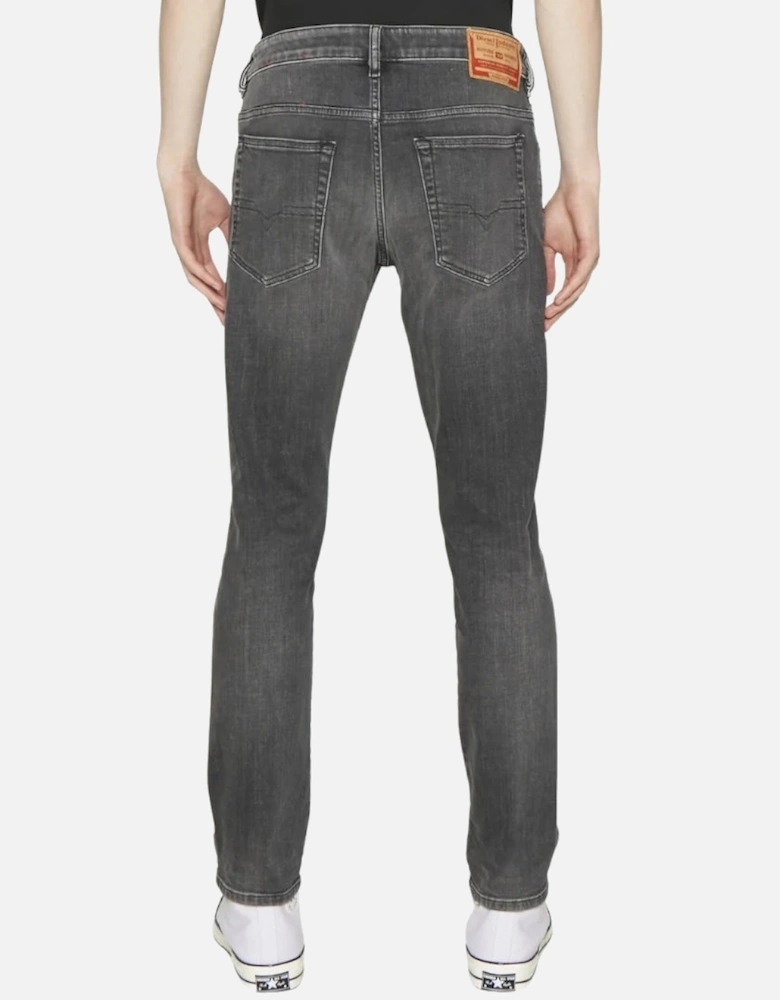 D-Yennox Tapered Fit Dark Grey Jeans