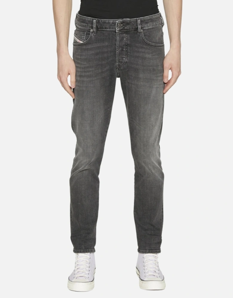 D-Yennox Tapered Fit Dark Grey Jeans