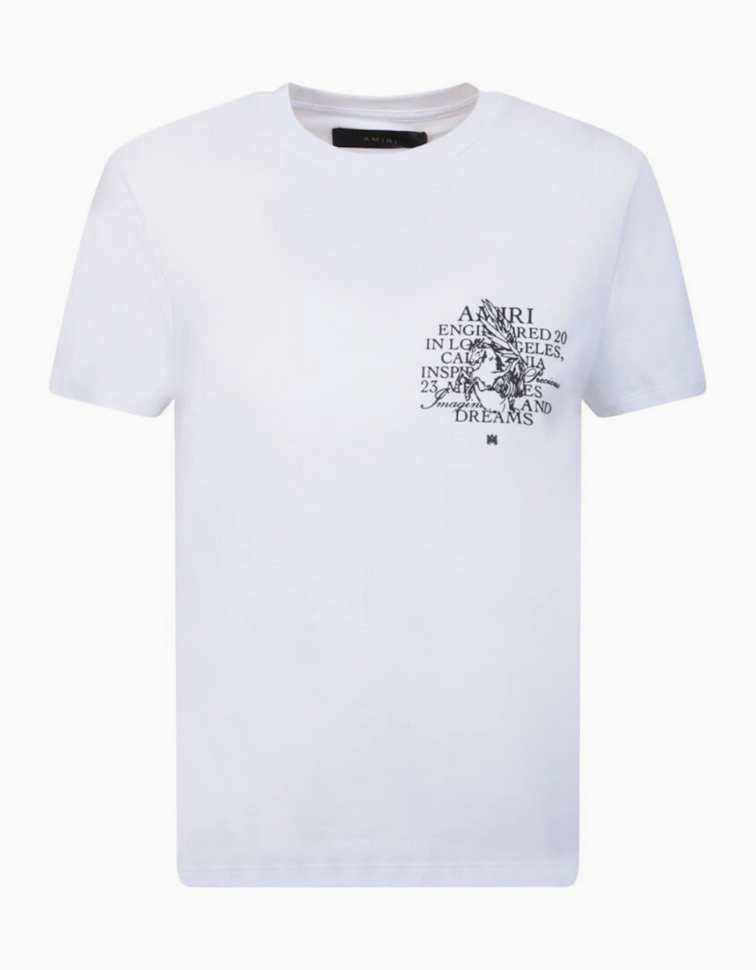 Women's Amiri Precious Memories Design White T-Shirt - Size: 10/8