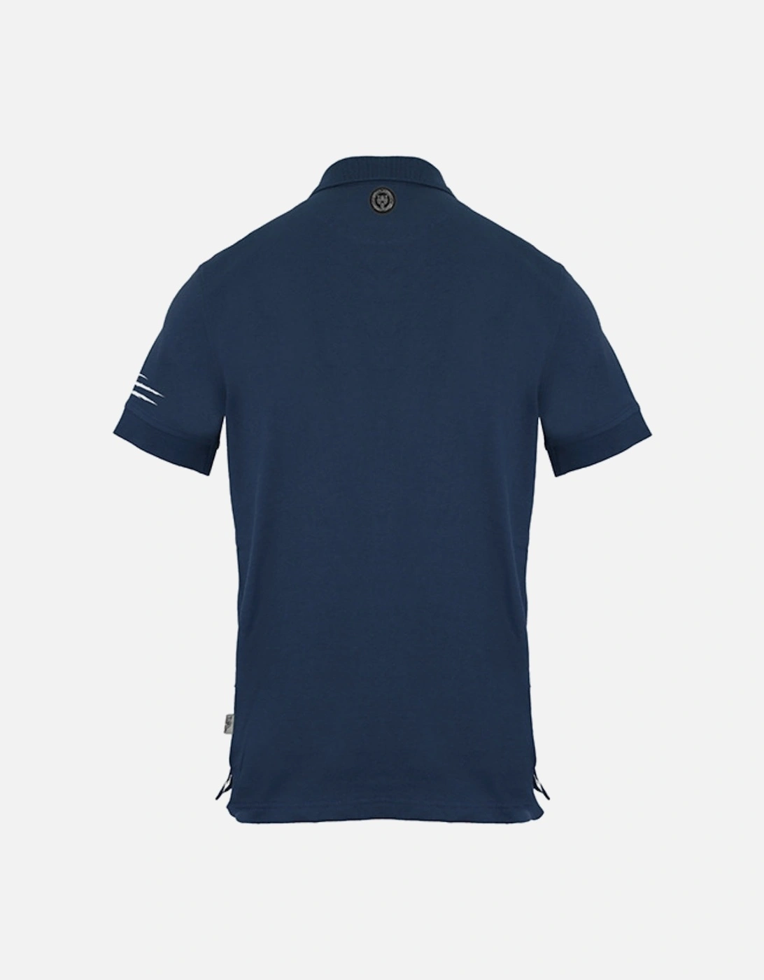 Plein Sport Performance Logo Navy Blue Polo Shirt