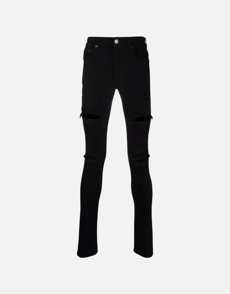 Slim Fit Thrasher Plus Black Denim Jeans