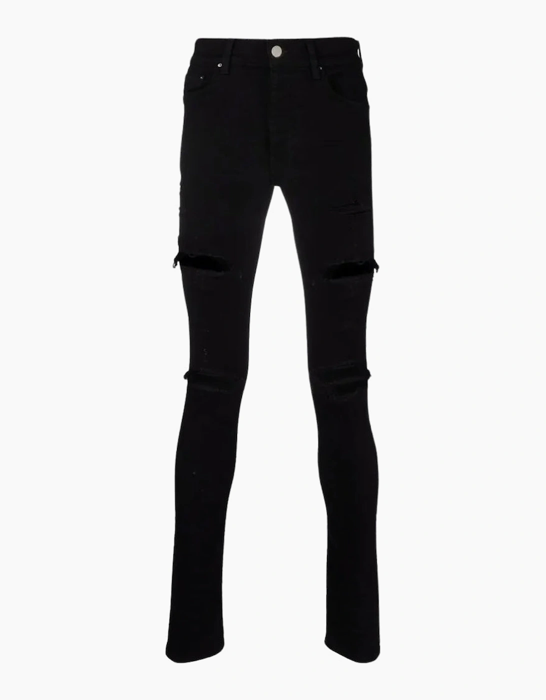 Amiri Men's Black Slim Fit Thrasher Plus Denim Jeans - Size: 32/32