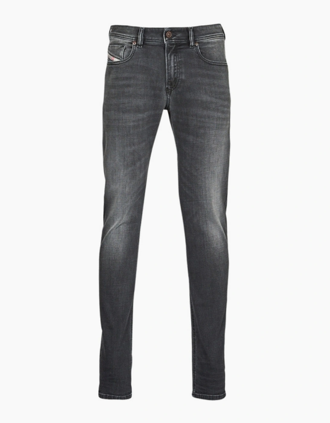 Diesel Men's Black 1979 Sleenker Dark Grey Faded Denim Jeans - : 32/31 W31 L32