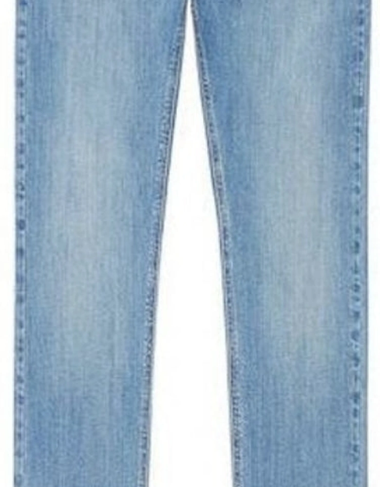 D-Luster Plain Light Blue Washed Jeans