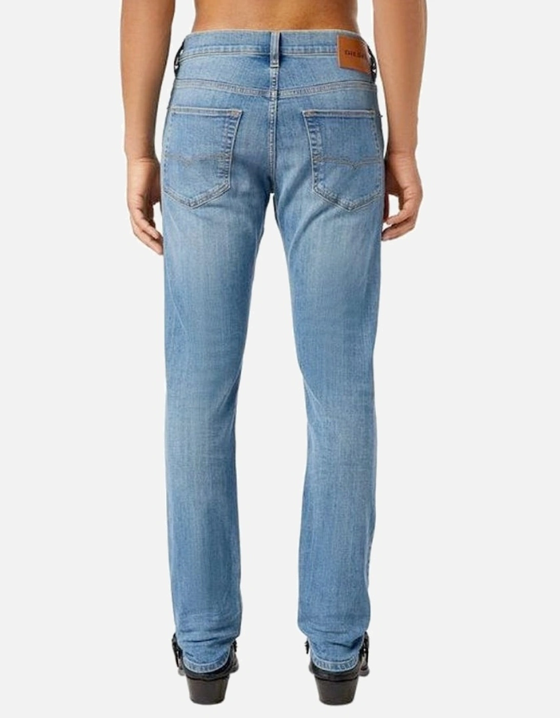 D-Luster Plain Light Blue Washed Jeans