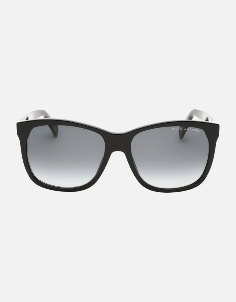 Grey Lensed Black Framed Sunglasses