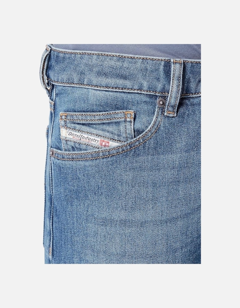 D-Mihtry Straight Fit Blue Washed Jeans