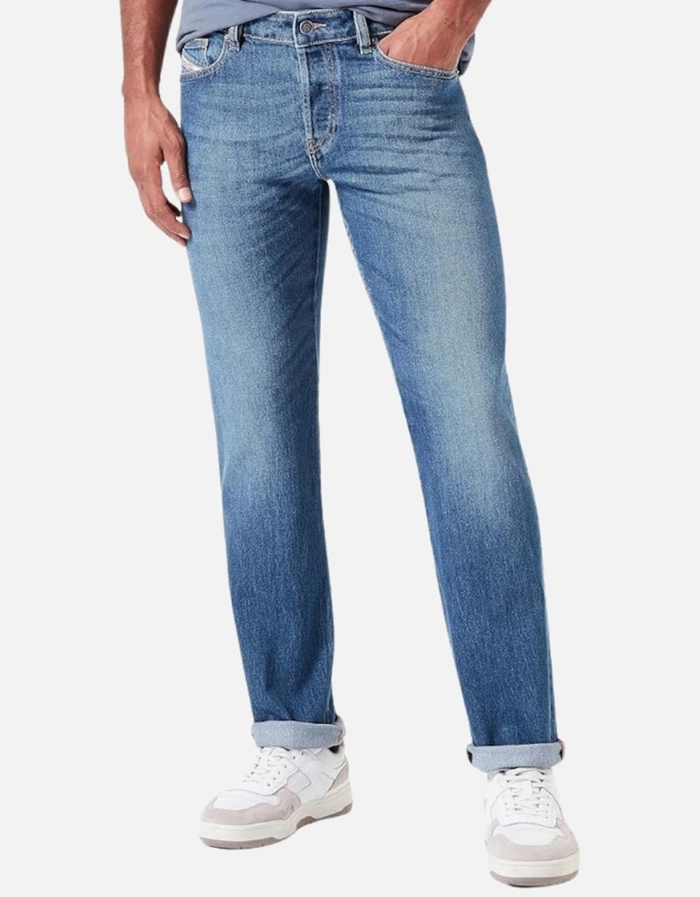 D-Mihtry Straight Fit Blue Washed Jeans