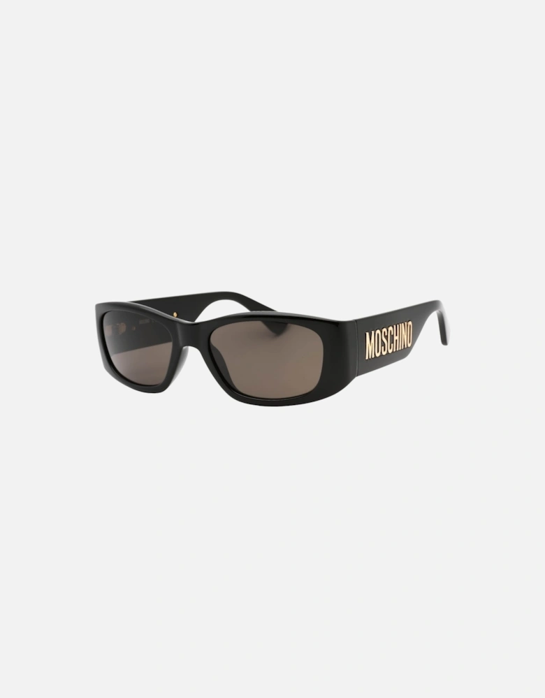 Brown Lens Black Sunglasses