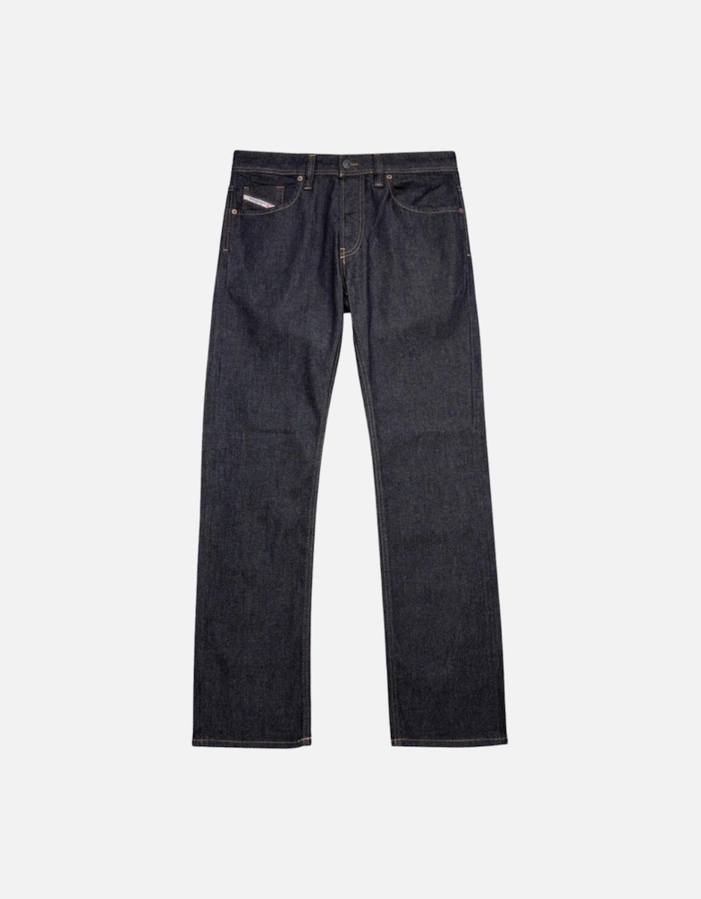 Larkee-X Straight Fit Dark Blue Denim Jeans