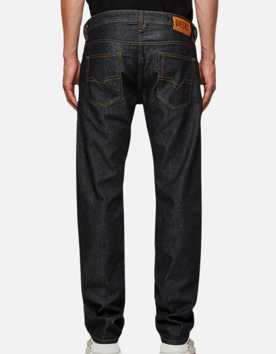 Larkee-X Straight Fit Dark Blue Denim Jeans