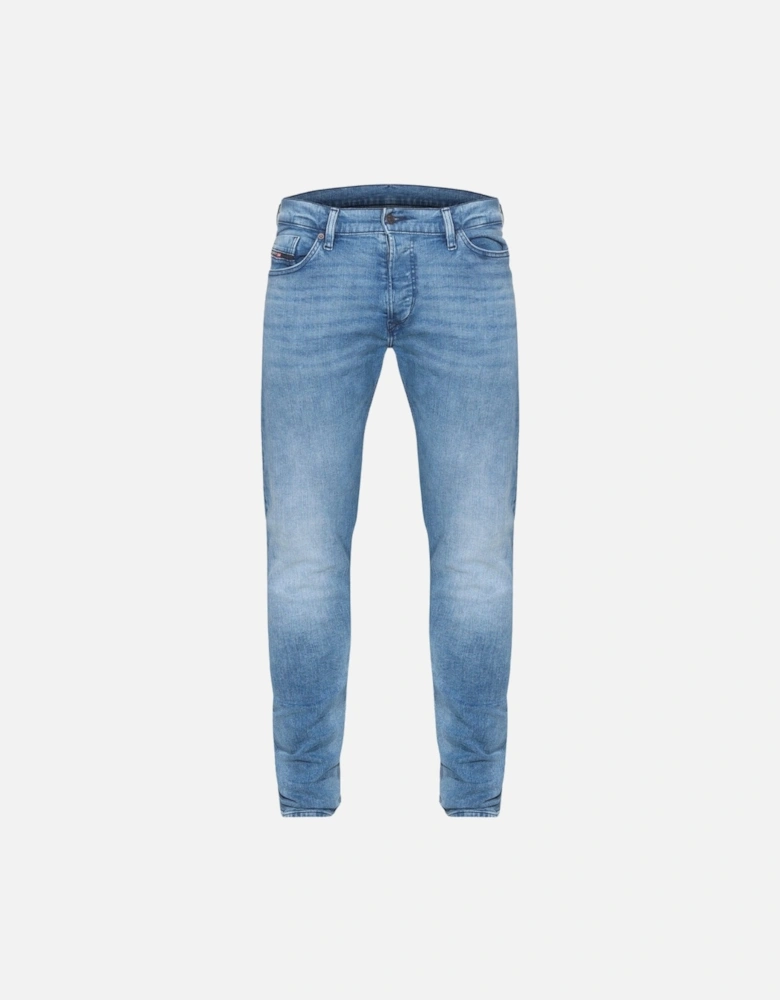 Tepphar-X Skinny Fit Plain Blue Jeans