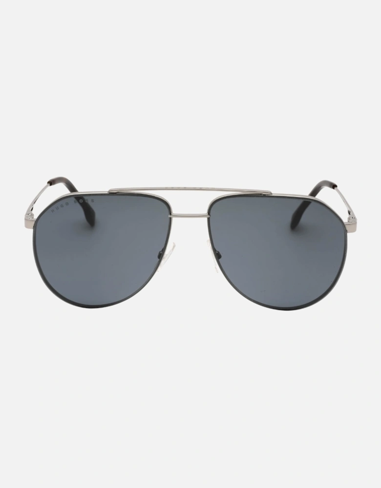 Grey Lens Ruthenium Dark Silver Sunglasses