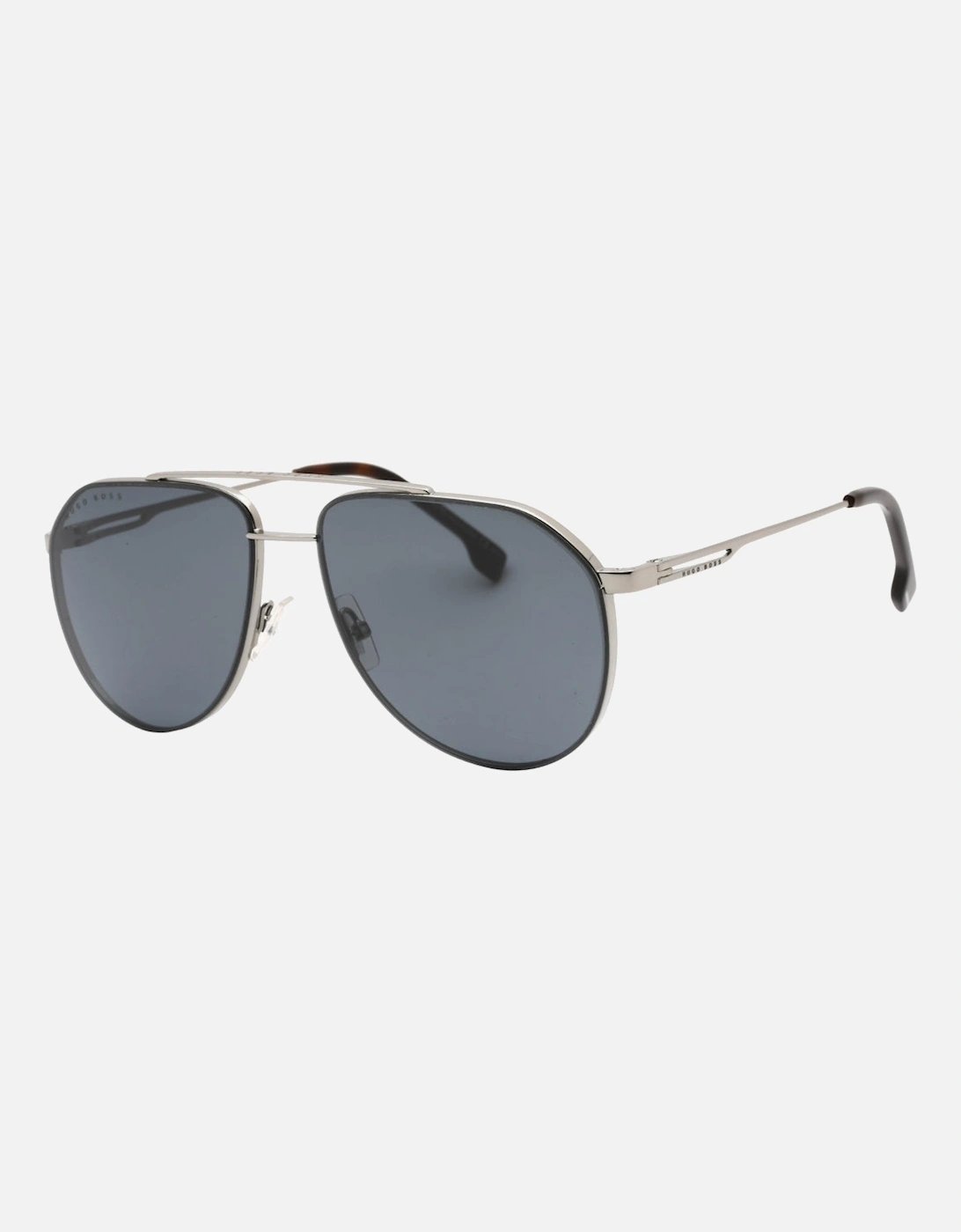 Grey Lens Ruthenium Dark Silver Sunglasses