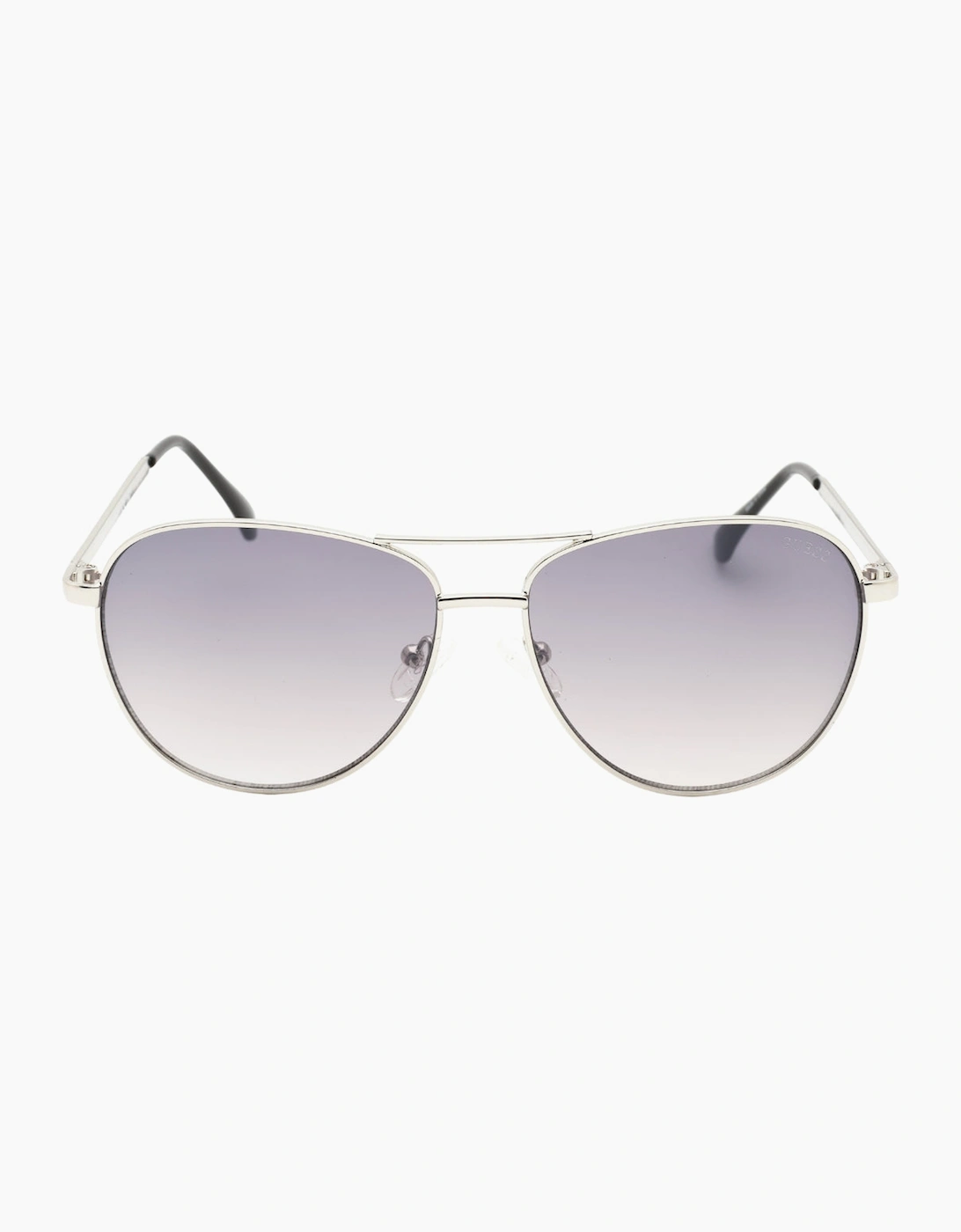 Guess Women's Silver Gradient Smoke Lens Sunglasses - Size: One Size