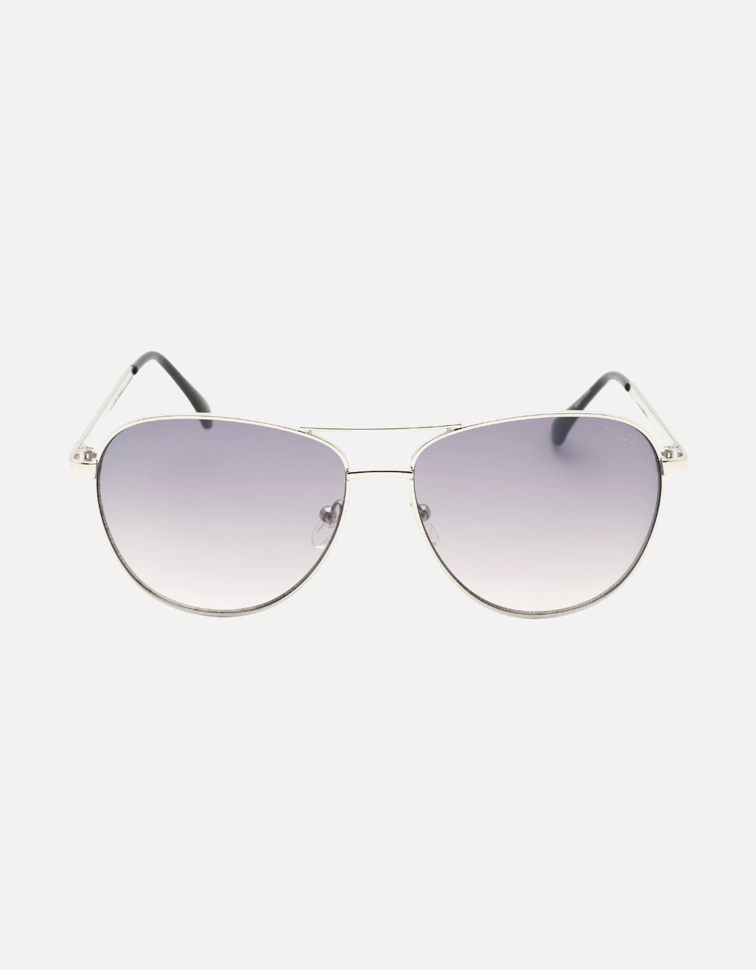 Gradient Smoke Lens Silver Sunglasses, 3 of 2