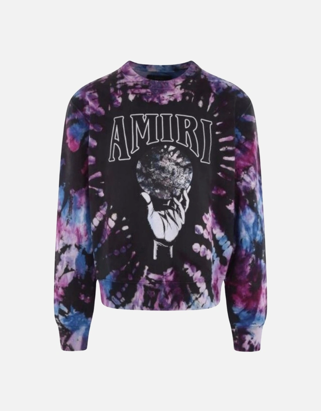 Crystal Ball Tie-Dye Purple Sweatshirt, 4 of 3