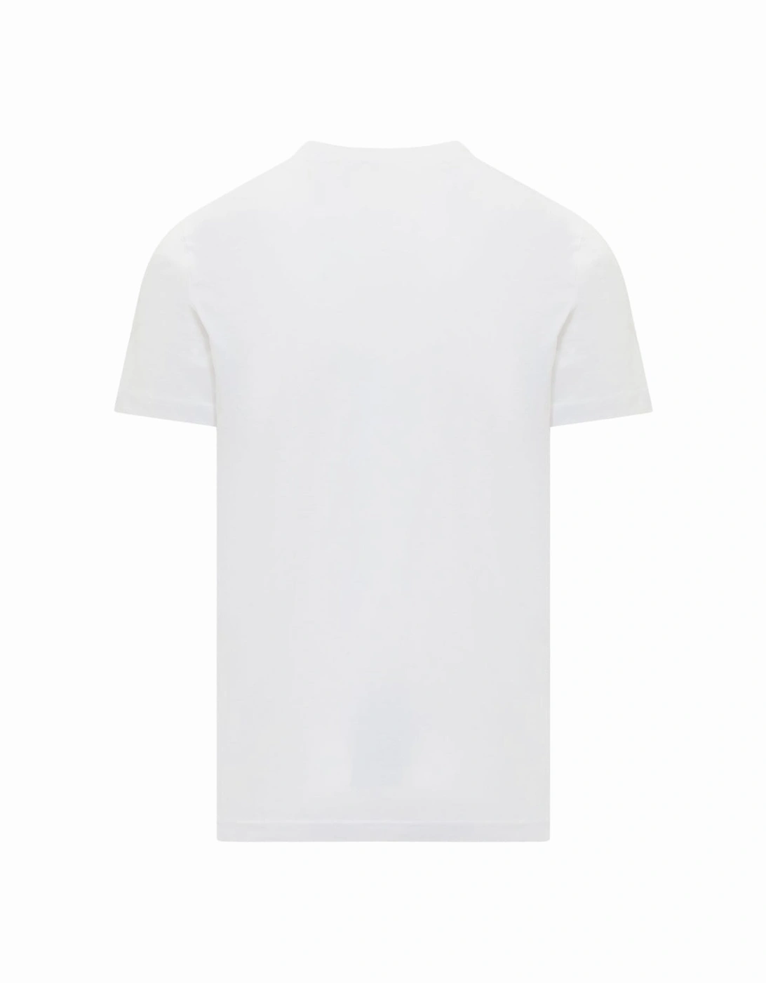 Destroyed Dot Design White T-Shirt