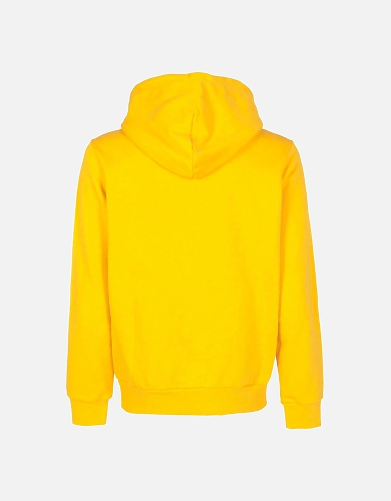 Denim Division Split Logo Yellow Hoodie