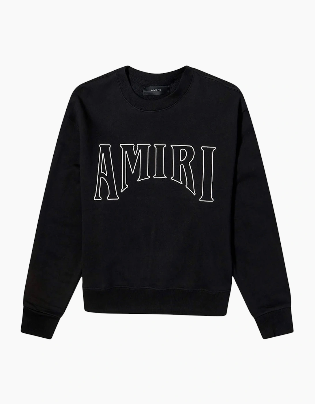 Amiri Women's Amiri Sun Graphic On Back Black Sweatshirt